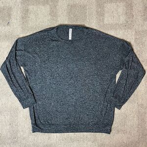 Athleta Mindful Oversized Pullover in Charcoal Grey Heather | S